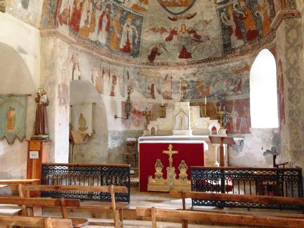 Fresques de l'église de Cazaux de Larboust Fresques de l'église de Cazaux de Larboust